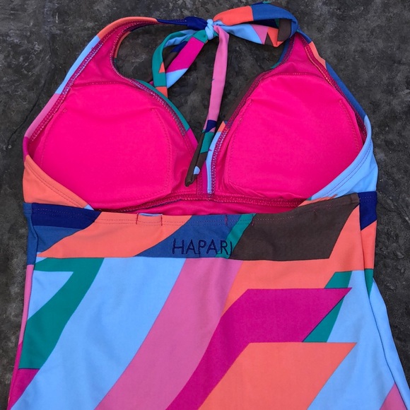 HAPARI One Pc Suit Abstract Color Design Sz 4-6 Sm - Picture 4 of 7